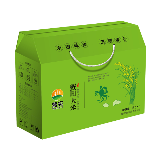 北京蟹田大米礼盒1kg×5